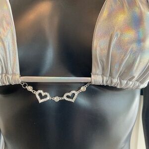 Charming Bikinis Double Heart Charm!